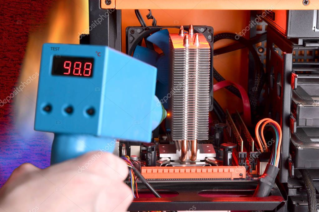 Controllo termografico di un quadro dopo un guasto